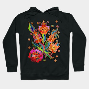 Folk Flowers Hoodie